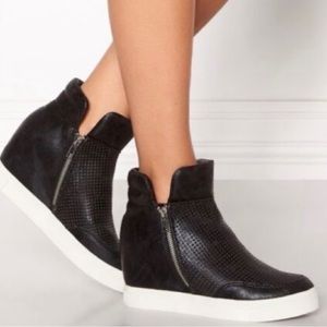 NIB STEVE MADDEN WOMEN'S LINQSP FASHION WEDGE SNEAKERS SHOES 7M